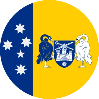 Australian Capital Territory. Circle, Rounded Flag