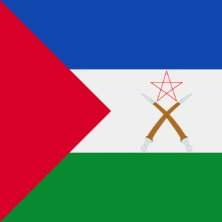 Afar Region. Square Flag