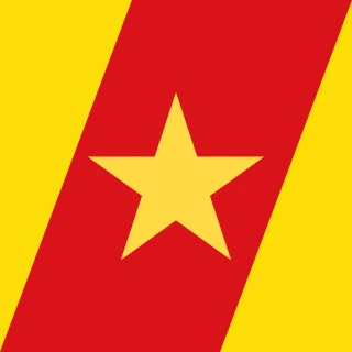 Amhara Region. Square Flag