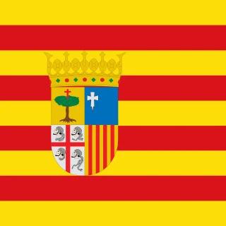 Aragon. Square Flag