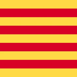 Catalonia. Square Flag