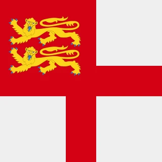 CQ-Island of Sark. Sark Square Flag