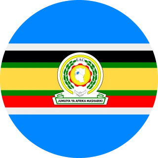 East African Community (EAC). Circle, Rounded Flag