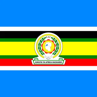 East African Community (EAC). Square Flag