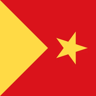 Tigray Region. Square Flag