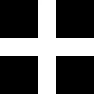 Cornwall. Square Flag