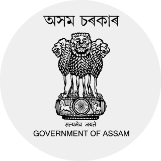 Assam (India). Circle, Rounded Flag