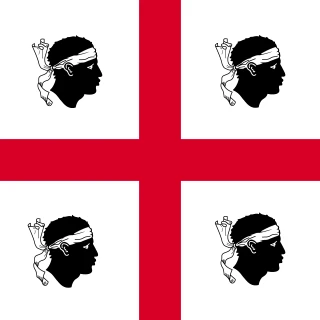 Sardegna (Sardinia). Square Flag