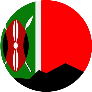 Kikuyu, Gikuyu (Mt Kenya). Circle, Rounded Flag