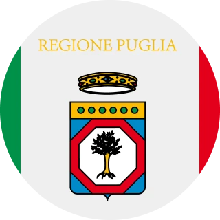 Puglia (Apulia). Circle, Rounded Flag