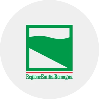 Emilia-Romagna (De Facto). Circle, Rounded Flag