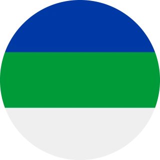 Komi Republic. Circle, Rounded Flag