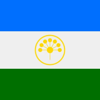 Bashkortostan Respublika. Square Flag