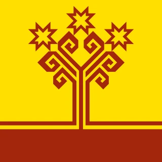 Chuvashia. Square Flag