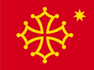 Occitania (With Star). Occitania Flag