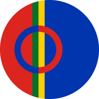 Sami (Sámi peoples). Circle, Rounded Flag