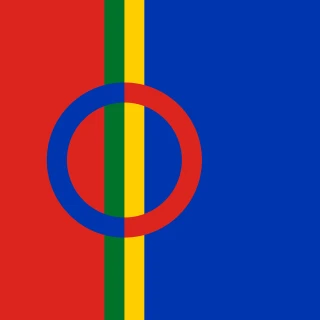 Sami (Sámi peoples). Square Flag