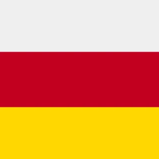 South Ossetia. Square Flag