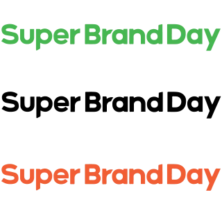 Super Brand Day Design (Text). Super Brand Day 