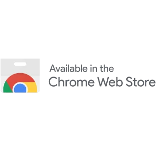 Available in the Chrome Webstore Logo