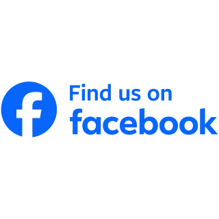 Find us on Facebook Logo