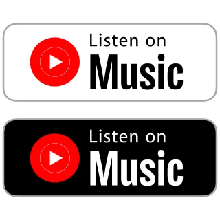 Listen on Youtube Music badge logo