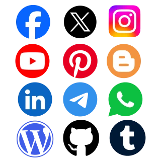 Social Media Share icons