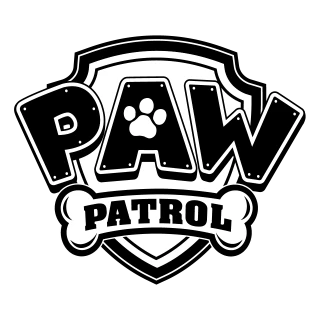 PAW Patrol Black and White Logo PNG,  Vector (AI, EPS, CDR, PDF, SVG)