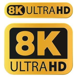 8K Ultra HD logo